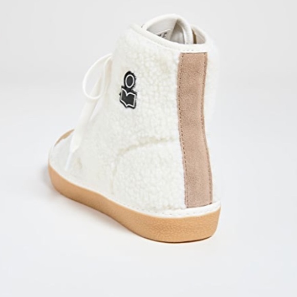 Isabel Marant Fake Fur Logo Sneaker FR39/40 FINAL PRICE NO OFFERS shearling - Picture 4 of 7
